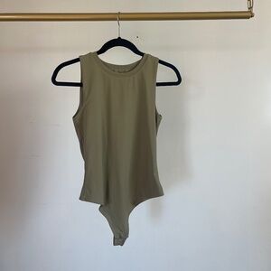 House of Harlow olive green bodysuit
